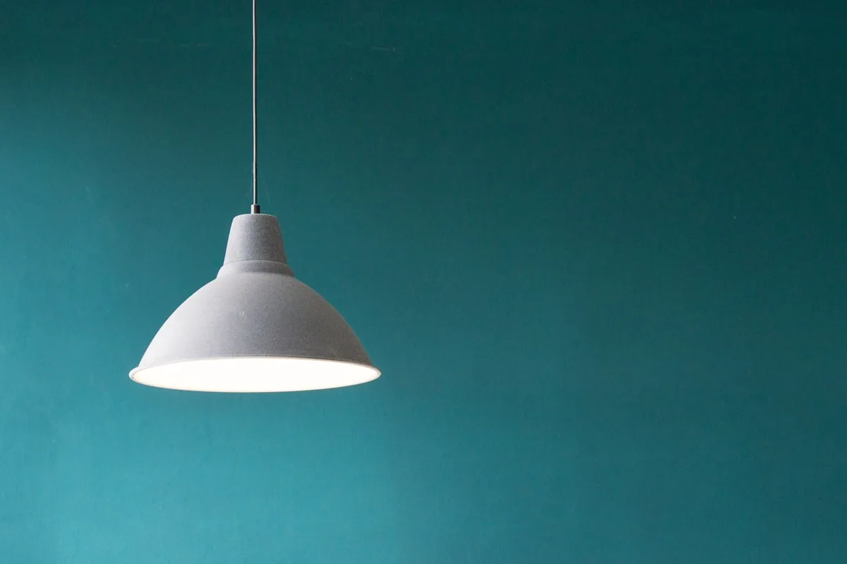 Lampe design minimaliste